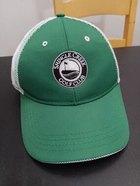 Shingle Creek Golf Club GREEN Golf Hat Mesh Adjustable Ahead Performance Cap
